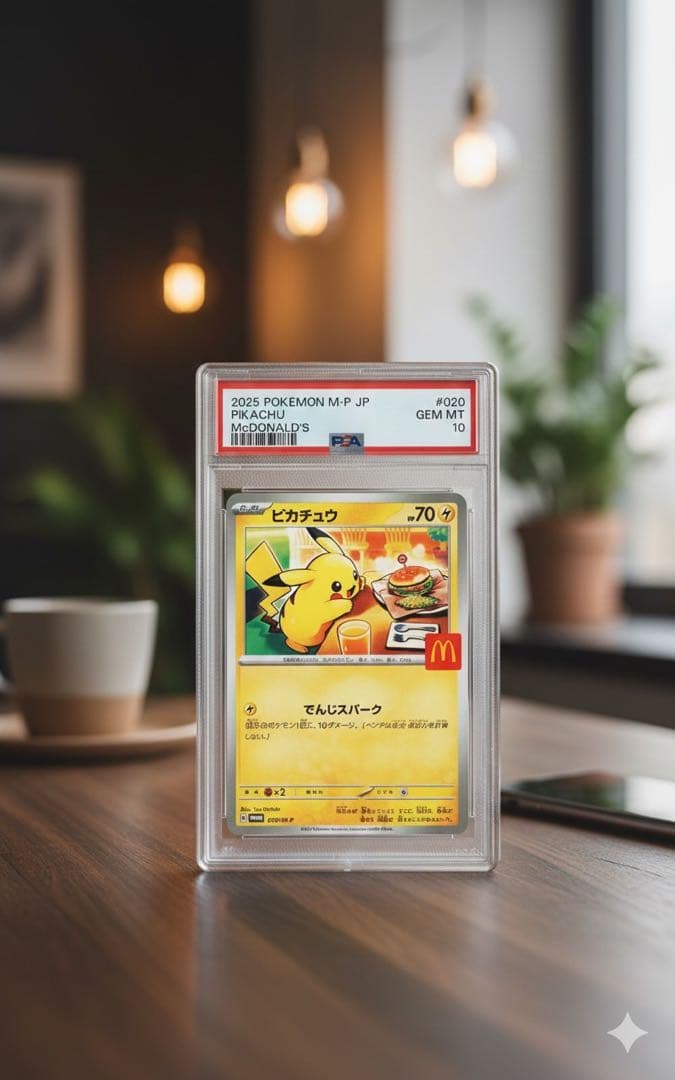 ⭐️【PSA10】マクドナルド　ハッピーセット ピカチュウ プロモ M-P 020