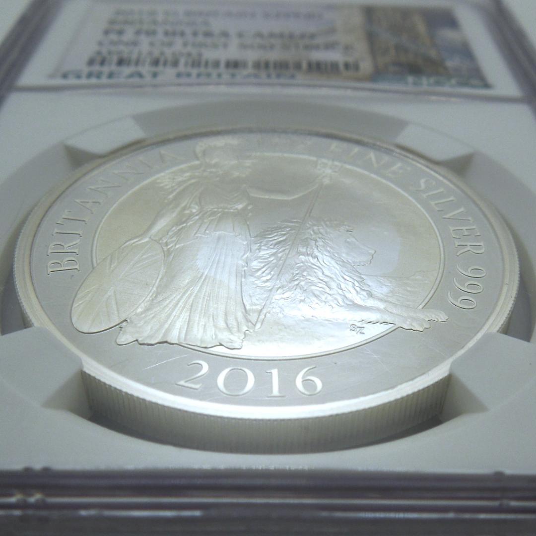 2016 ブリタニア ウナ ライオン 銀貨 ★初期500枚 NGC PF70UC