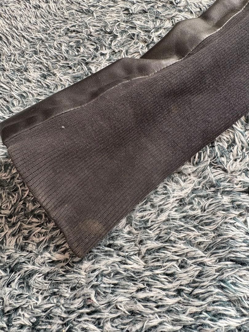 ekam 2way レザージャケット　ハイネック