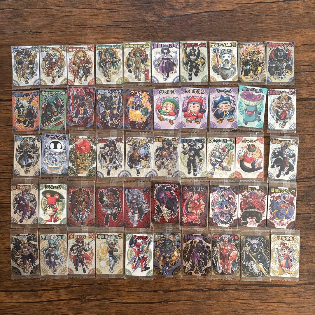 森羅万象チョコカード　350枚　まとめ売り　開封済みあり