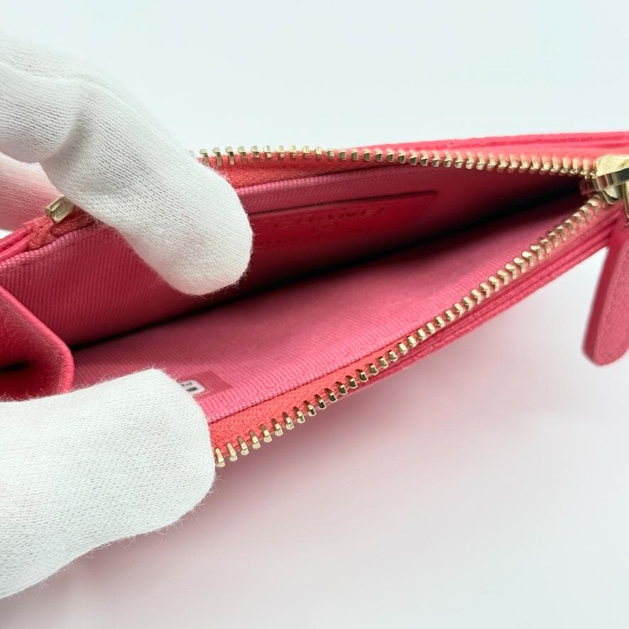 美品　CHANEL シャネル　マトラッセ　フラグメントケース　キャビアスキン