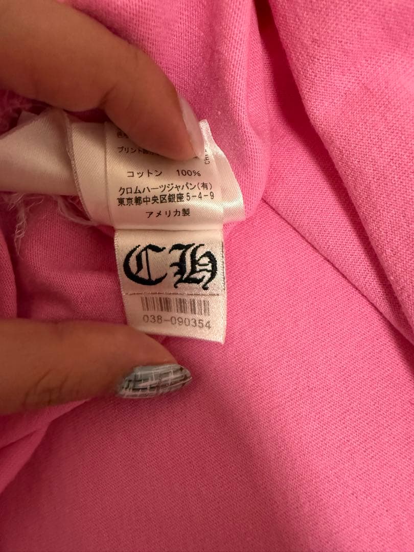 CHROME HEARTS クロムハーツ Tシャツ ピンク