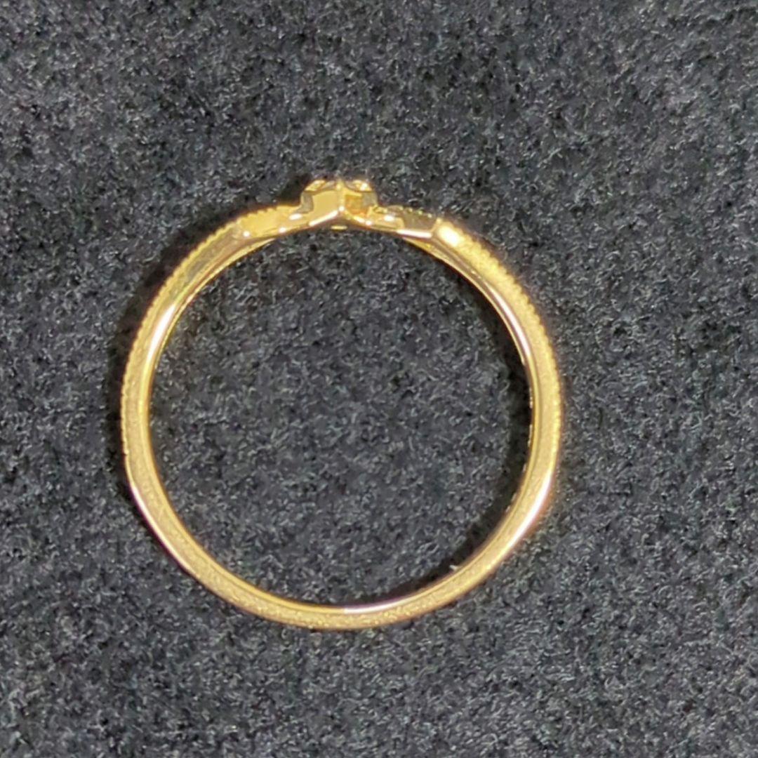 ete　K18YGダイヤモンドリング