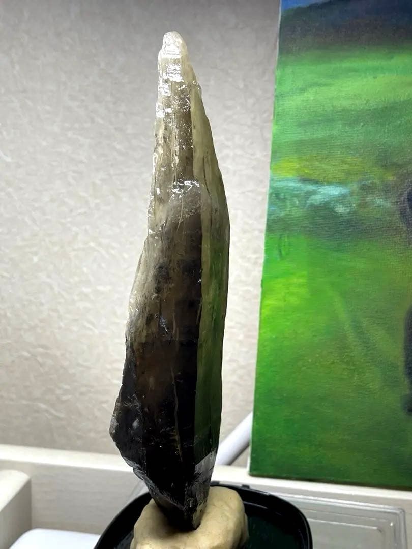 共生スモーキークォーツ・レインボー　・トルマリン　370g