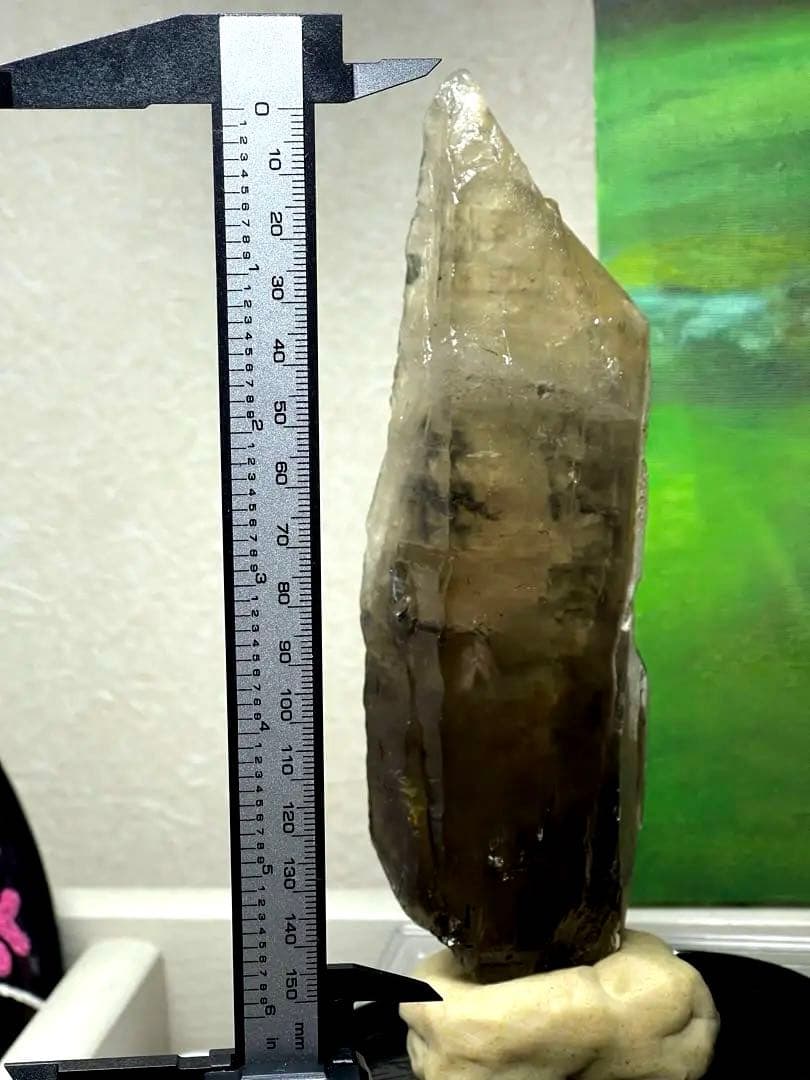 共生スモーキークォーツ・レインボー　・トルマリン　370g