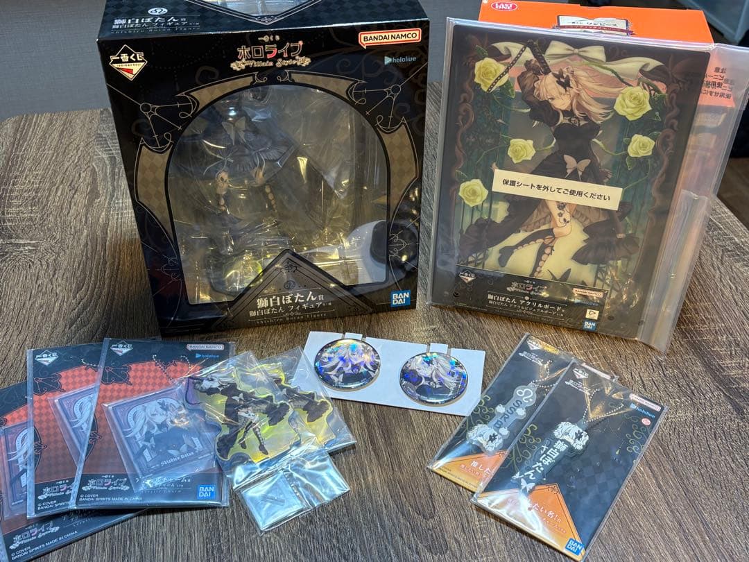 柘*.様 ホロライブ　一番くじ　獅白ぼたん　フィギュア　セット