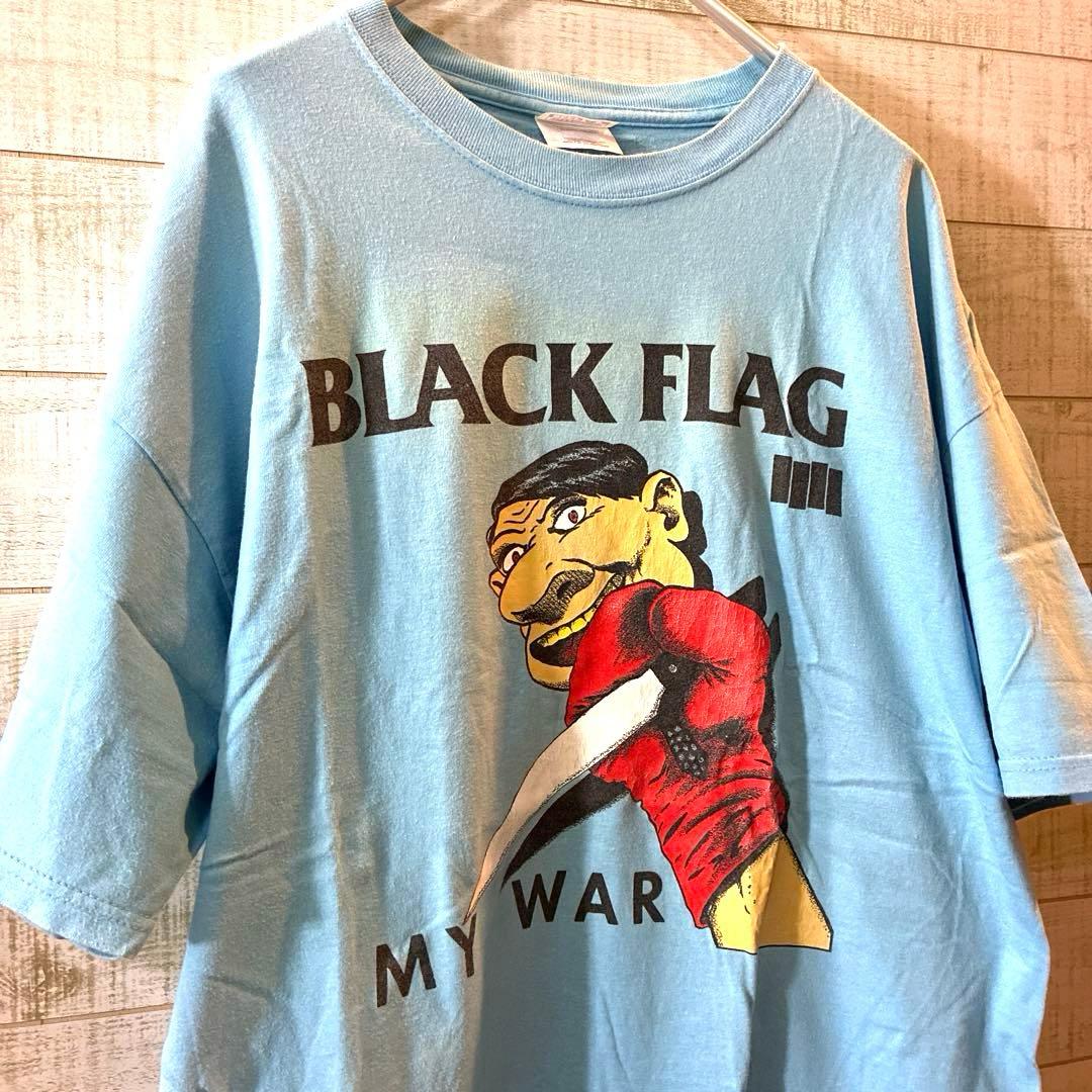 BLACK FLAG MY WAR Hanes BEEFYバンドT シャツXL