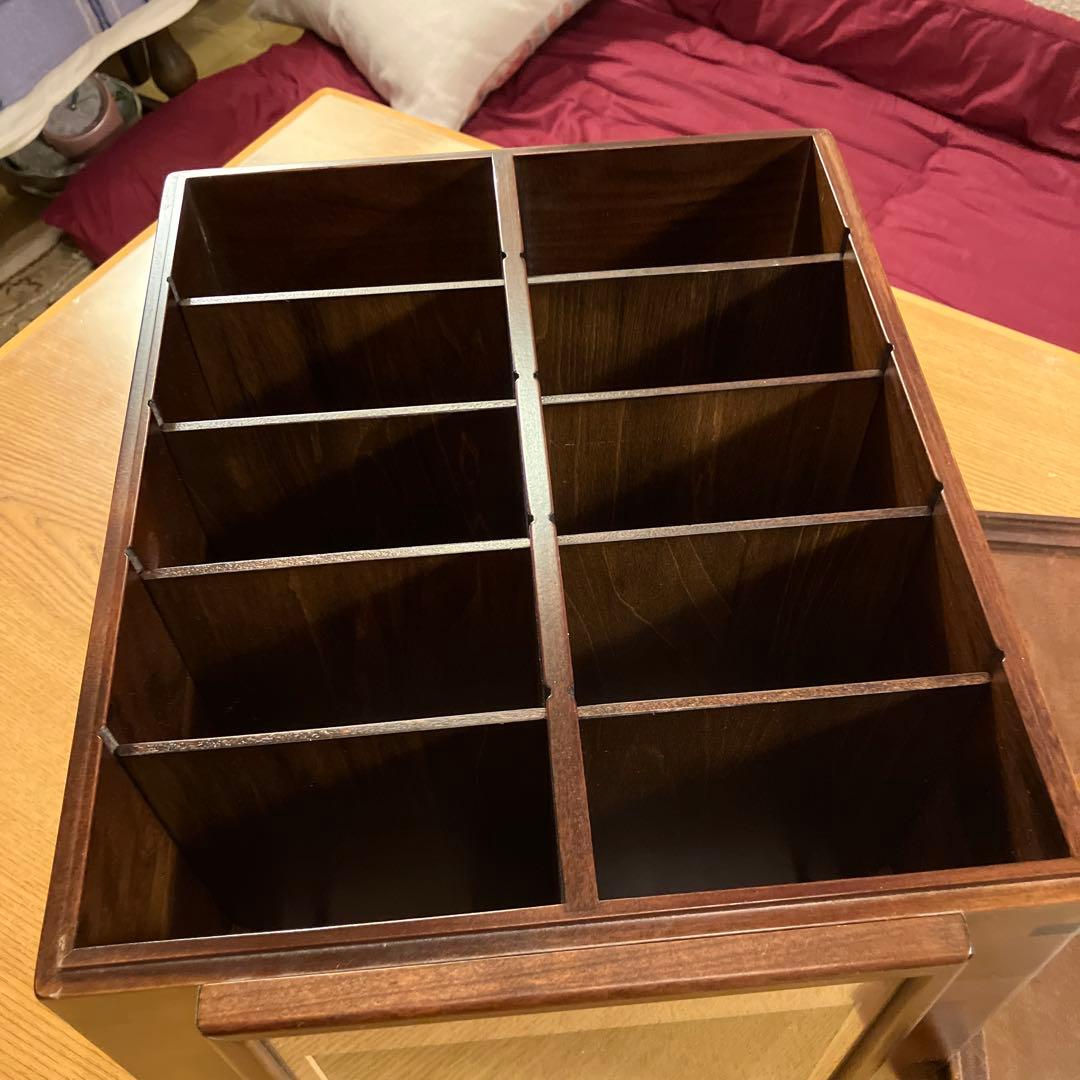 フレーム付き木製収納ボックス 10区画　豊岡クラフト