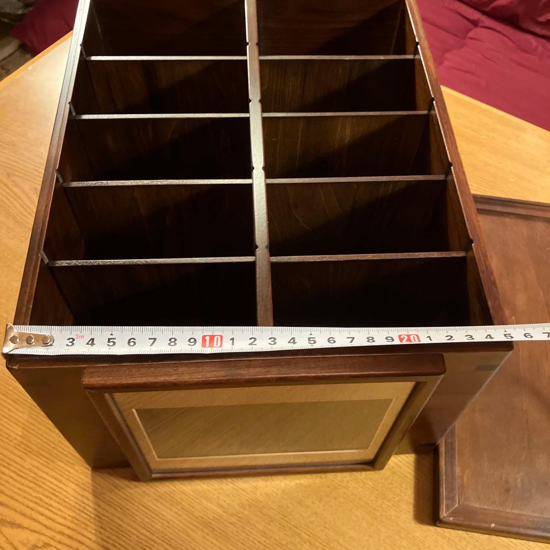 フレーム付き木製収納ボックス 10区画　豊岡クラフト