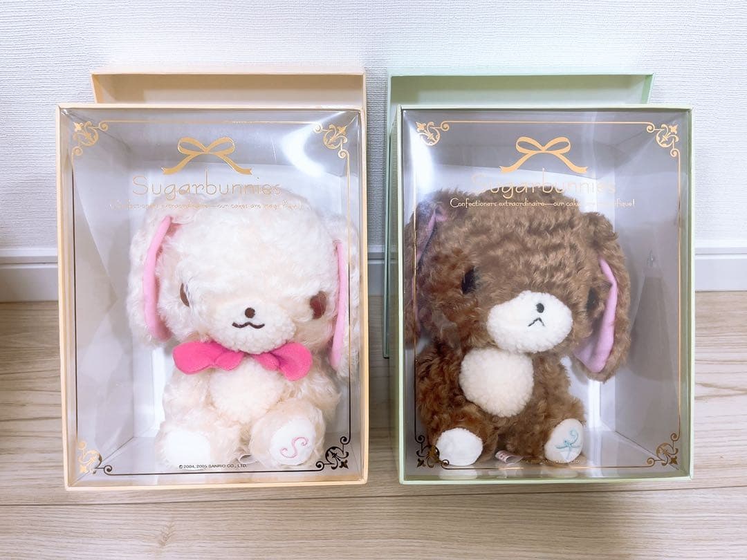 【レア】シュガーバニーズ リアルドール モヘアシロ クロ うさぎ ぬいぐるみ