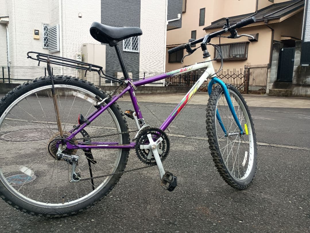 モノ好き様限定　マウンテンバイク26 3✕6段　ホワイトパープル狭山市引き取り
