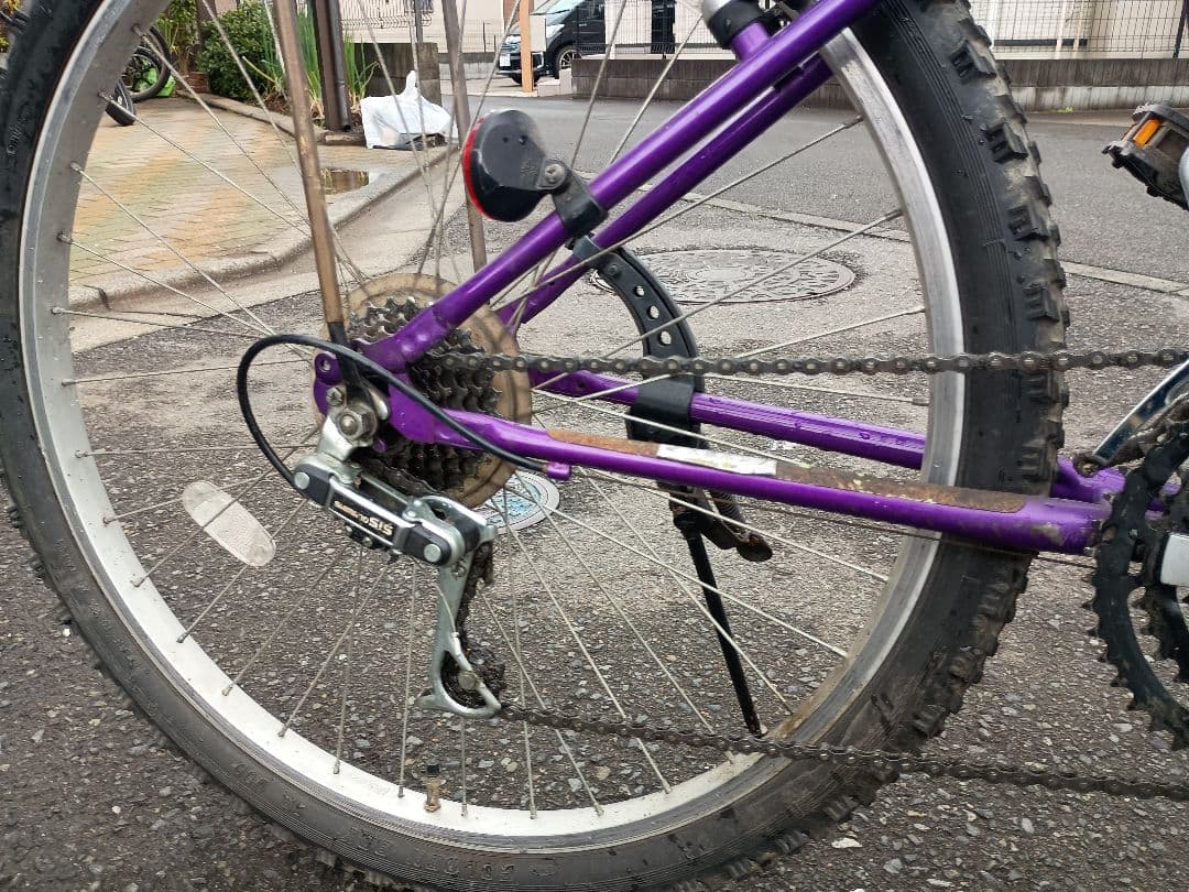 モノ好き様限定　マウンテンバイク26 3✕6段　ホワイトパープル狭山市引き取り
