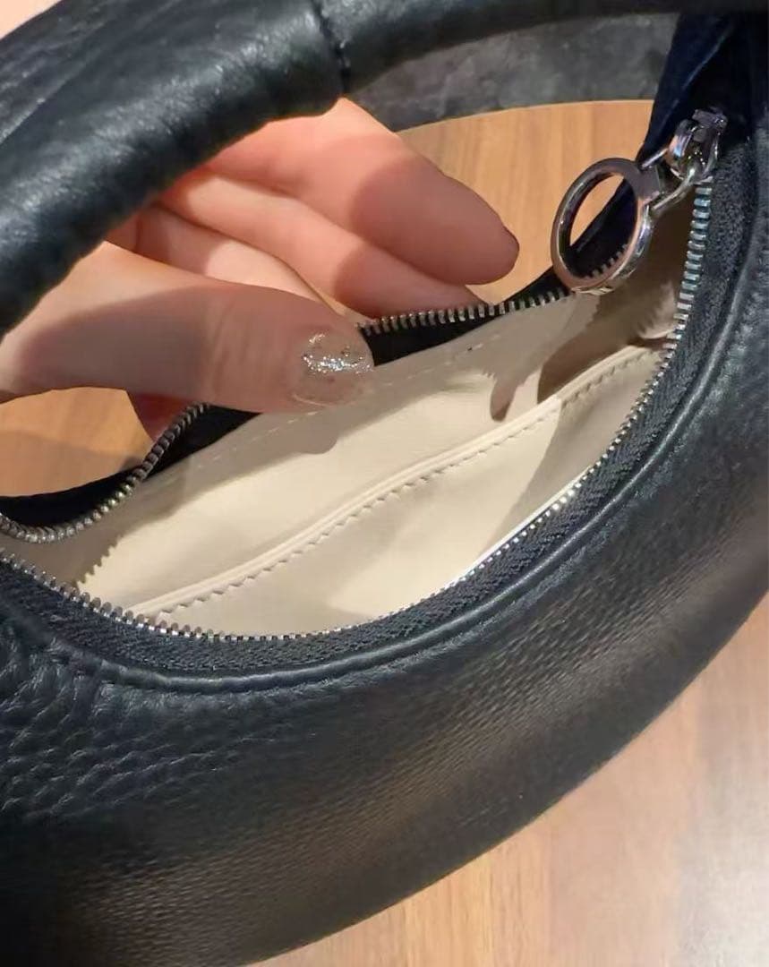 Aeta ブラックハンドバッグSp4-