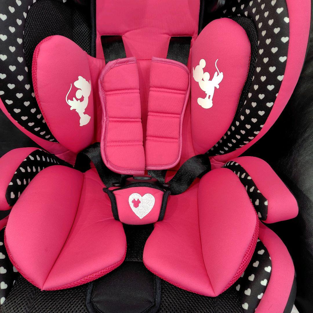 美品　HG ミニーマウス チャイルドシート ピンク 西松屋 限定　廃盤　可愛い