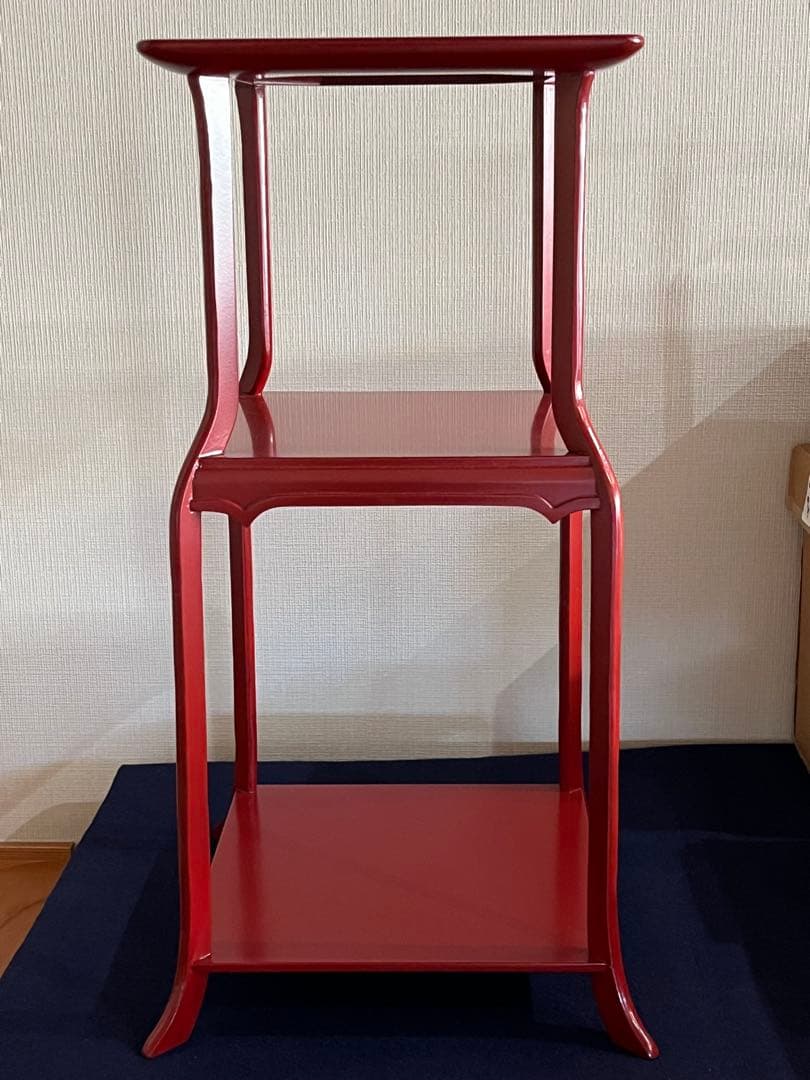 抗州棚　方円流　飾棚　煎茶