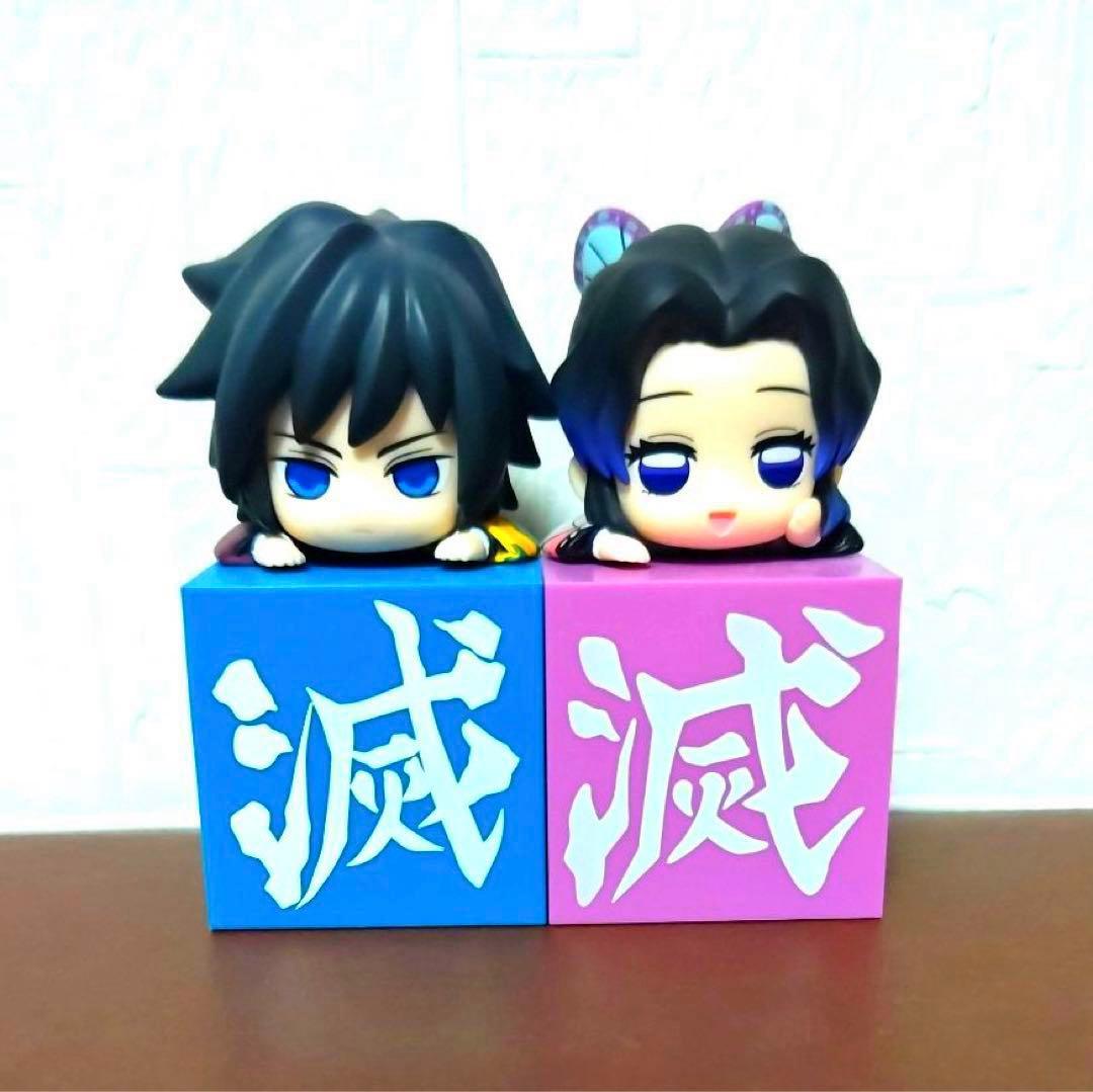 【※初版】 鬼滅の刃 ひっかけフィギュア 胡蝶しのぶ 不死川実弥 時透無一郎