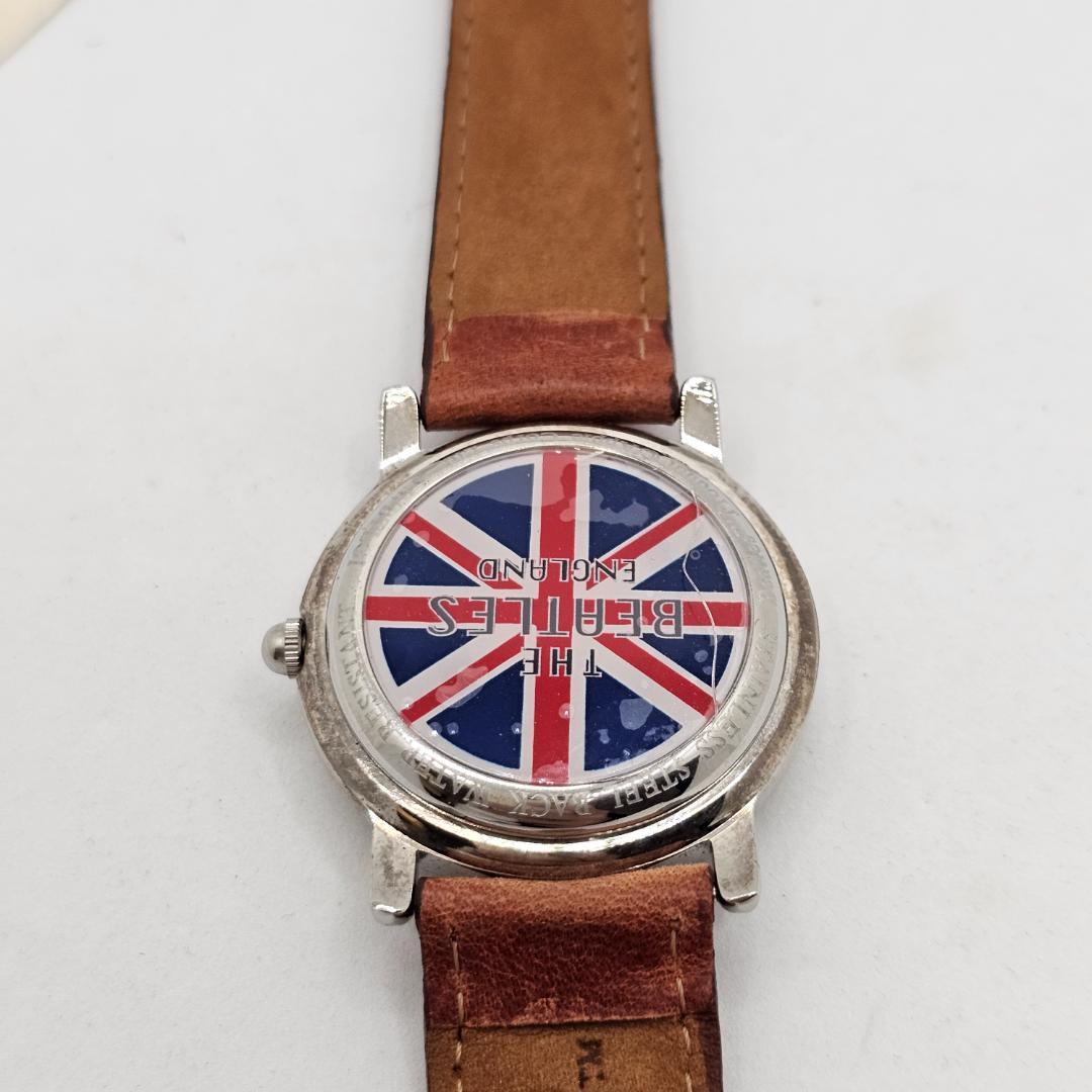 【希少】THE BEATLES アップル・コア 腕時計 ギター型ウッドケース付き