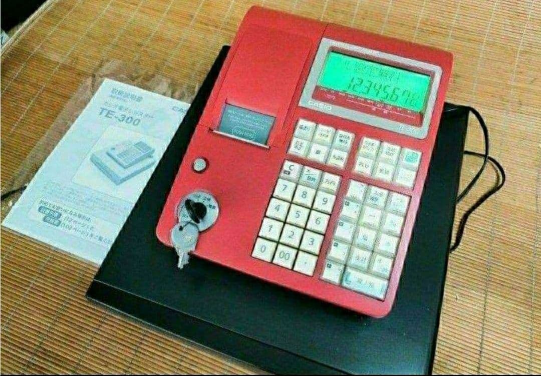 カシオレジスター　TE-300　フル設定無料　送料無料人気機種　499961