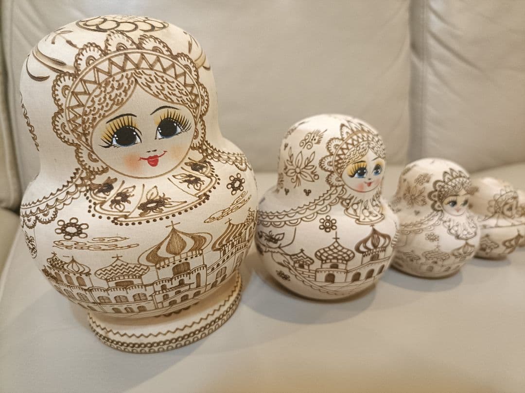 ロシアのマトリョーシカ人形 10個セット