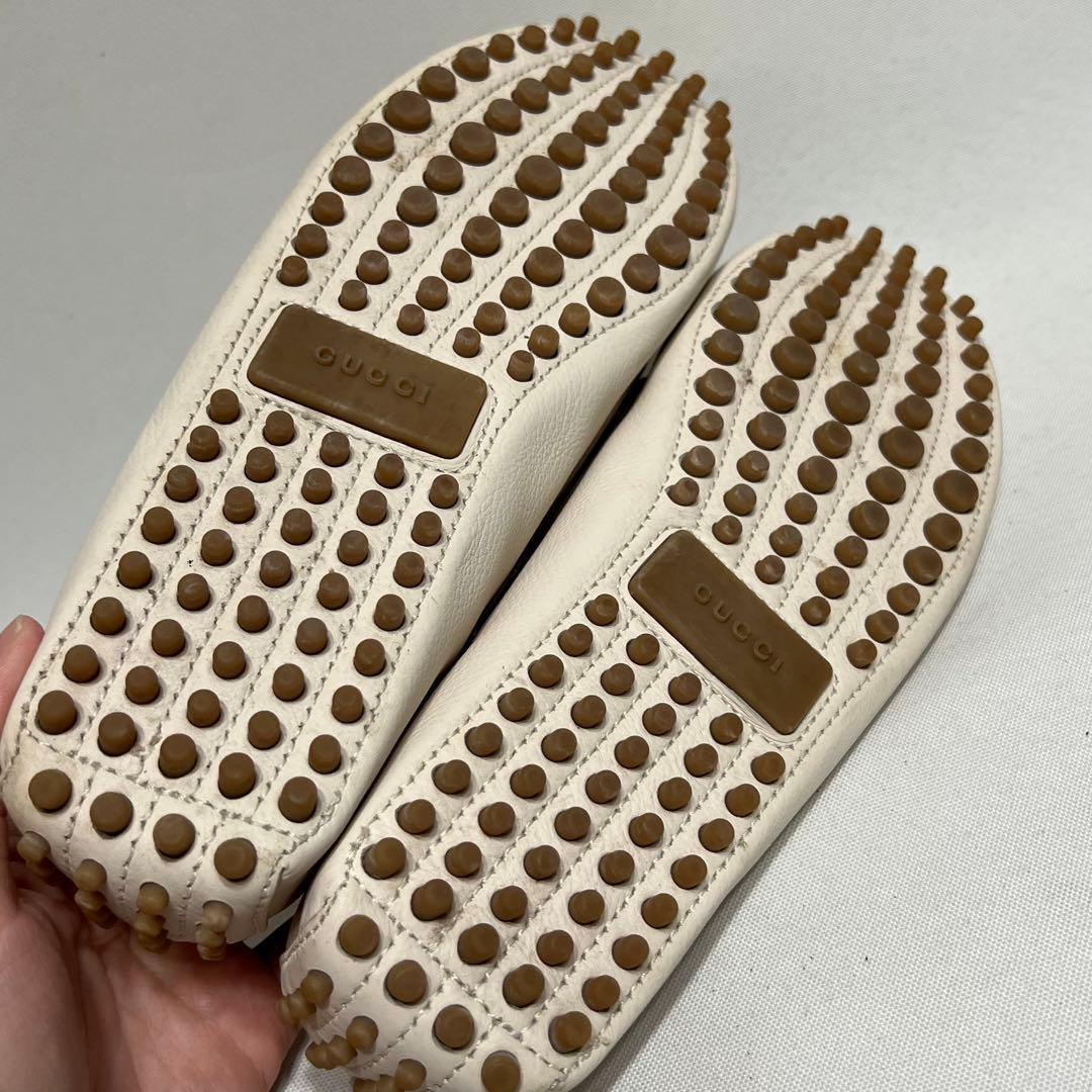 GUCCI ドライビングシューズ ローファー バンブータッセル 25.5cm