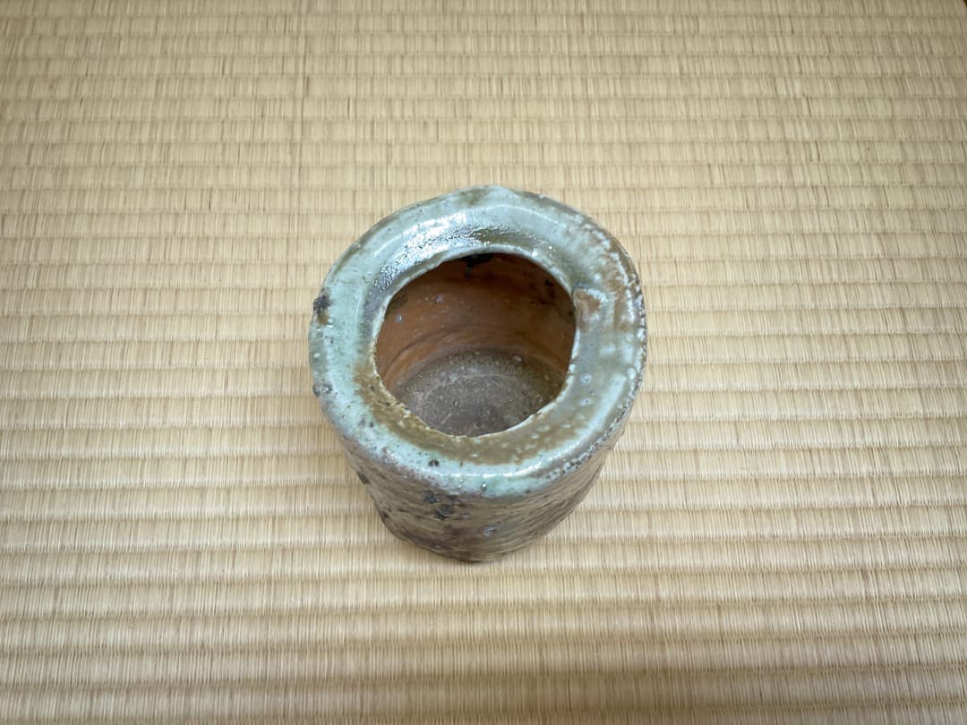 杉本貞光　旅枕花入　大亀箱書029