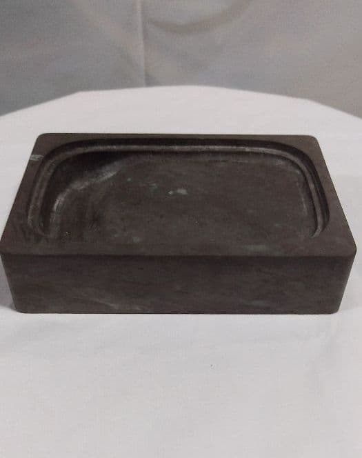 硯　端渓硯　文字関梅谷刻　書道