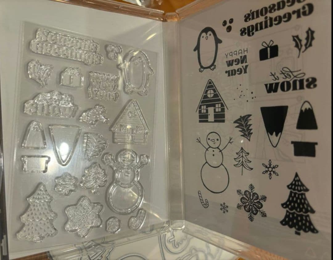 値下げ♡未使用新　ペンギンが可愛いスタンプ&ダイ　スタンピンアップ￼