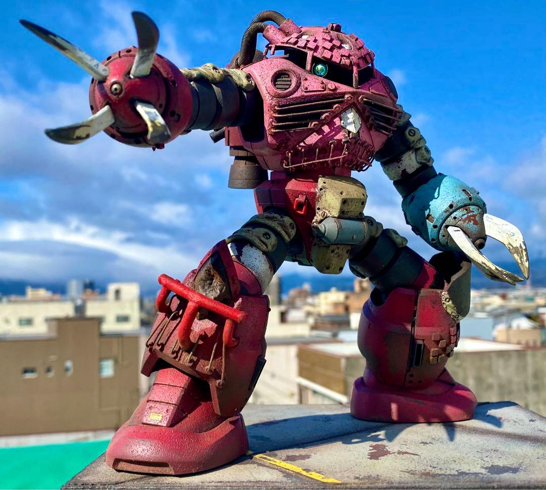 ガンプラ MG 1/100 MSM-07S シャア専用 ズゴック　完成品