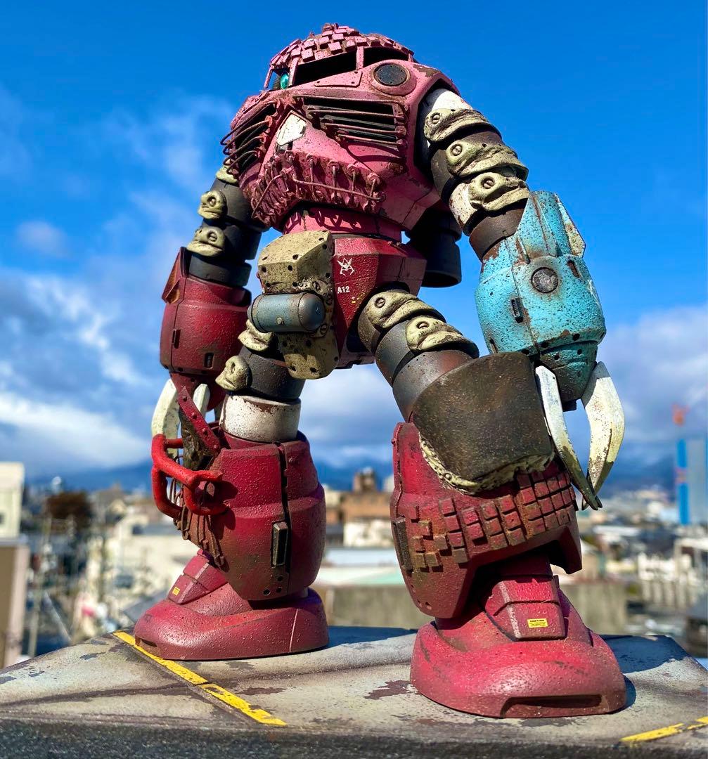 ガンプラ MG 1/100 MSM-07S シャア専用 ズゴック　完成品