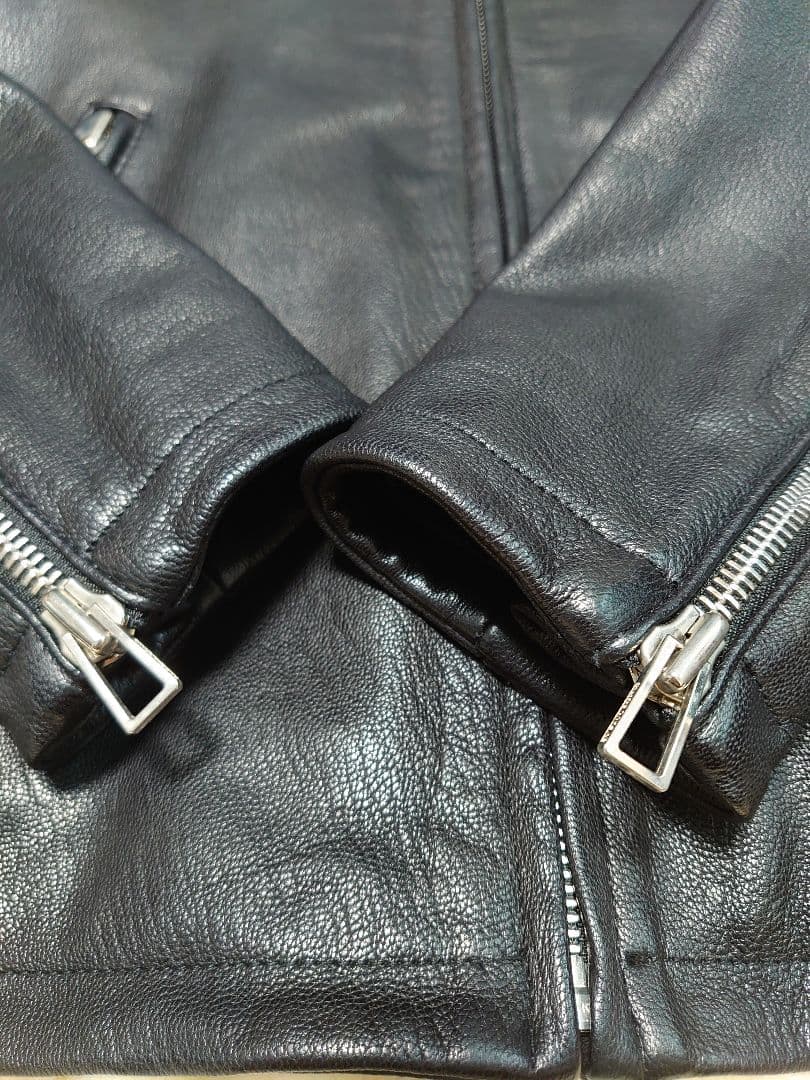 高級！名作！ポールスミス　レザーライダースジャケット　ブルゾン