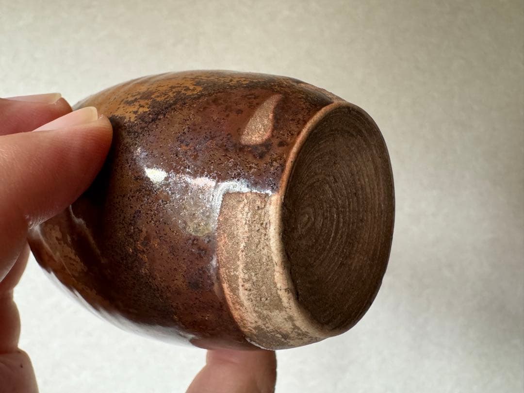 古瀬戸　真如堂茶入　茶道具