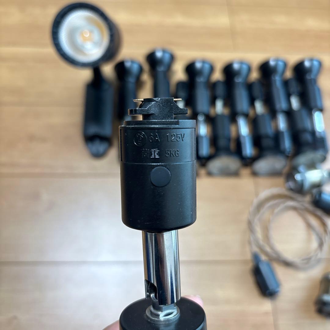 ダクトレール用 LEDスポットライト 14点セット 　ST-RL18W 電球