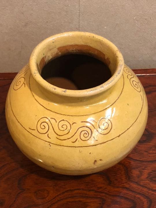 中国古美術焼物    壺  骨董品