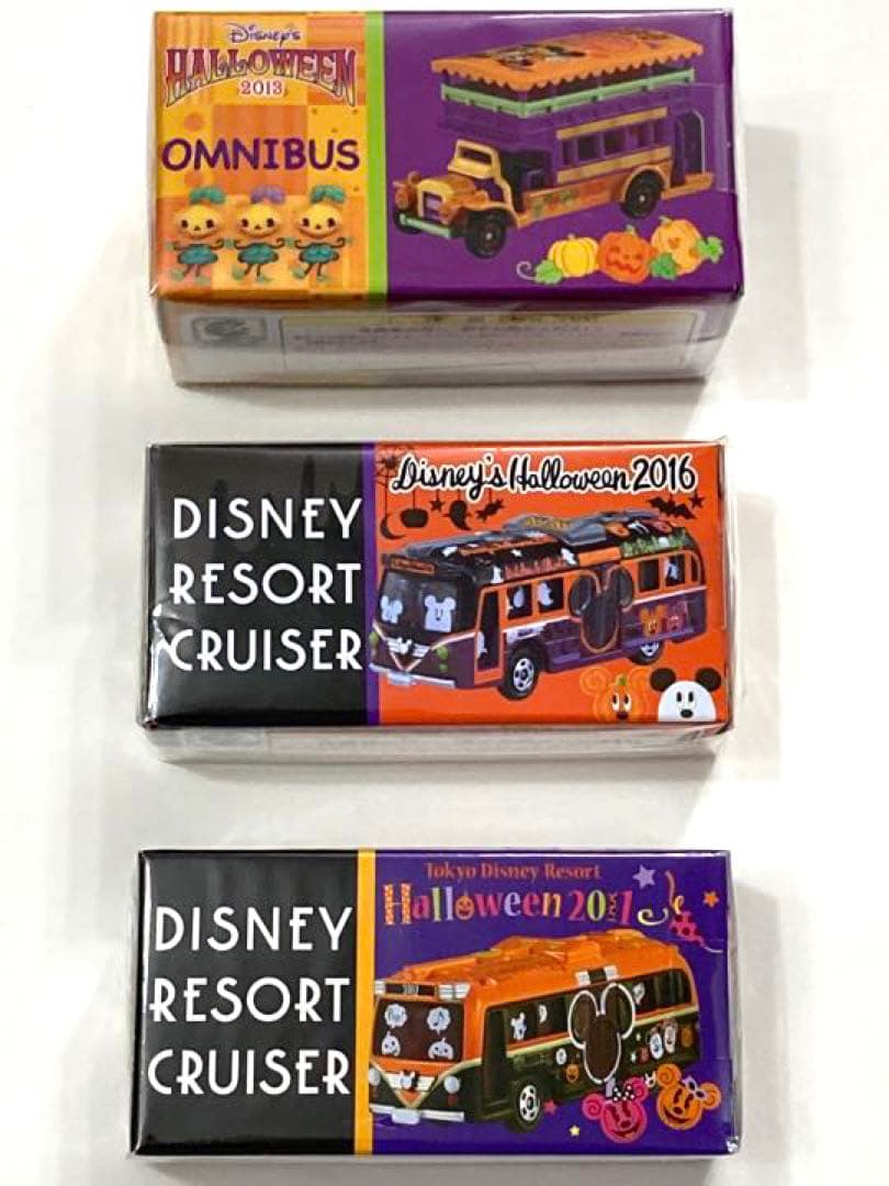 新品未開封 TDL ディズニーハロウィーン トミカ クルーザー バス オムニバス