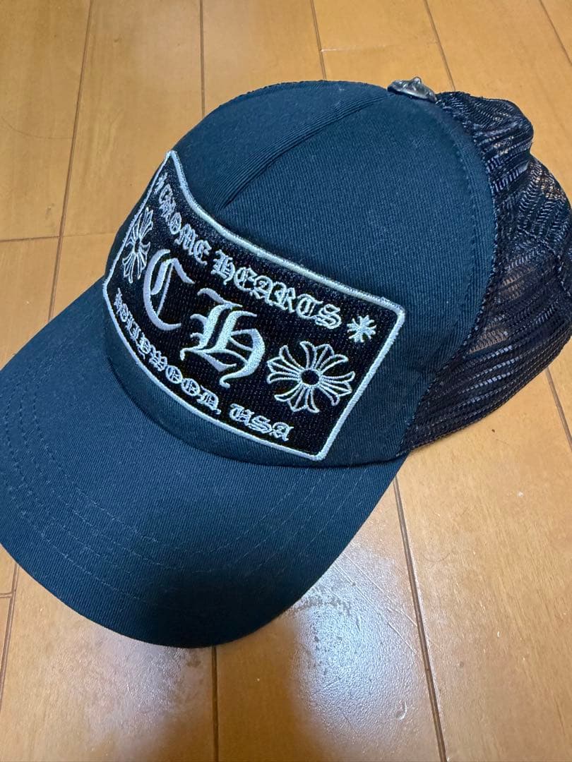 Chrome Hearts ブラック メッシュキャップ