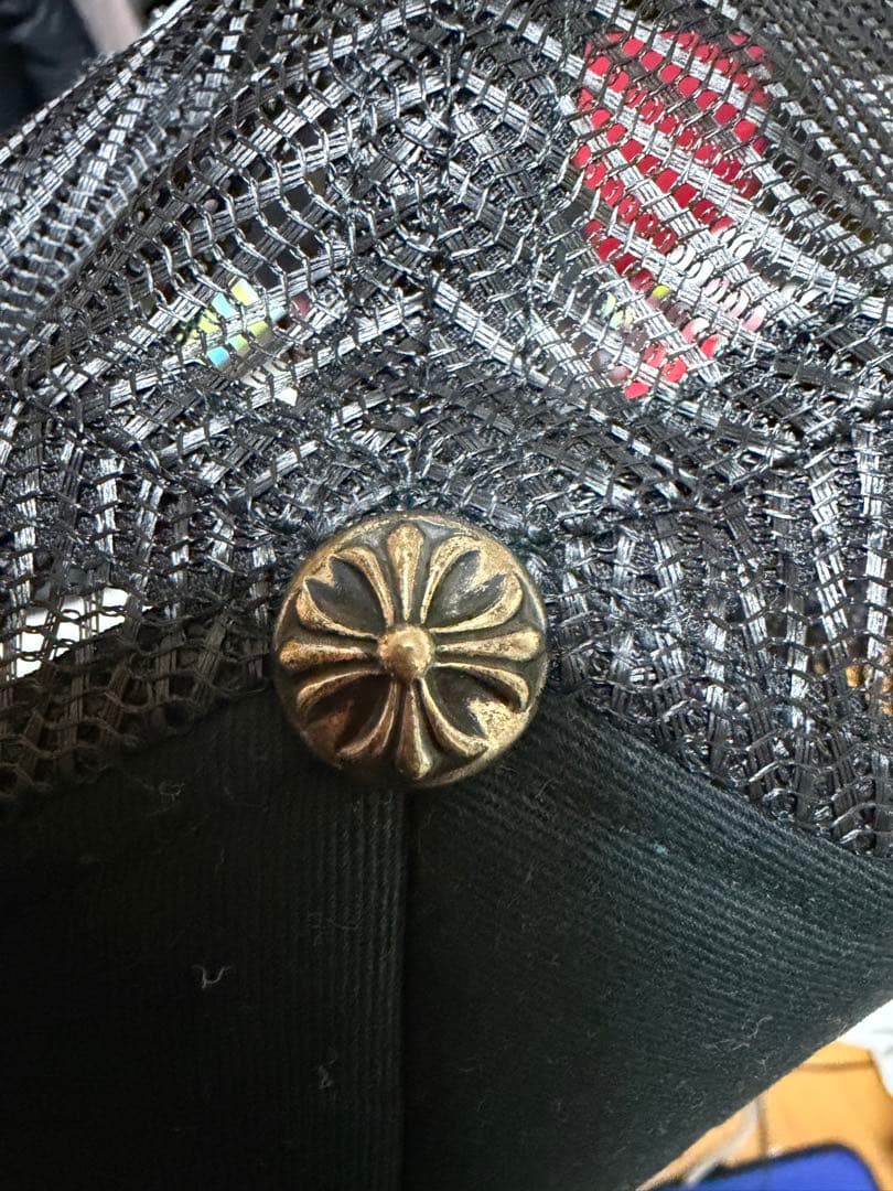 Chrome Hearts ブラック メッシュキャップ