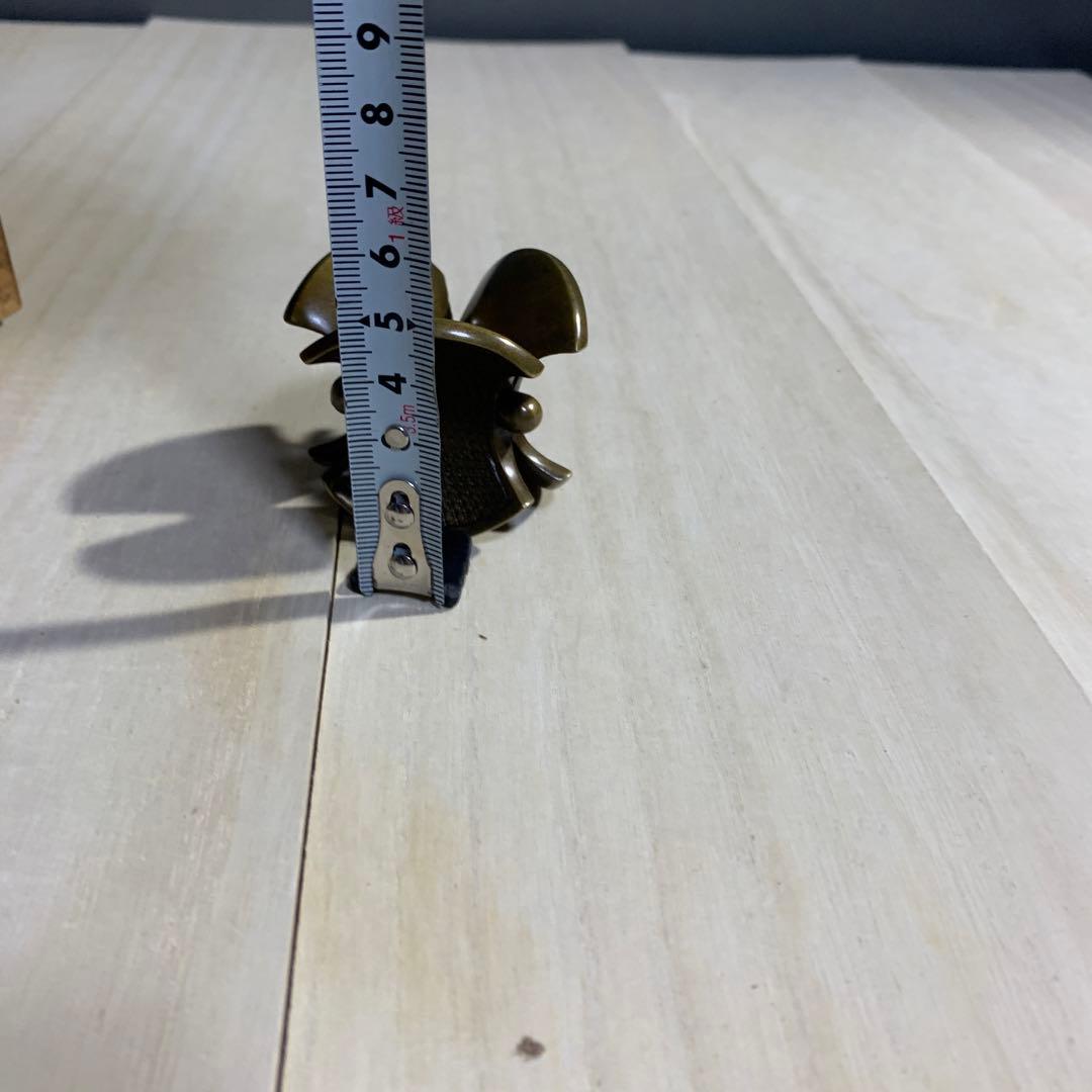 村田耕閑　唐銅分銅形　蓋置　共箱