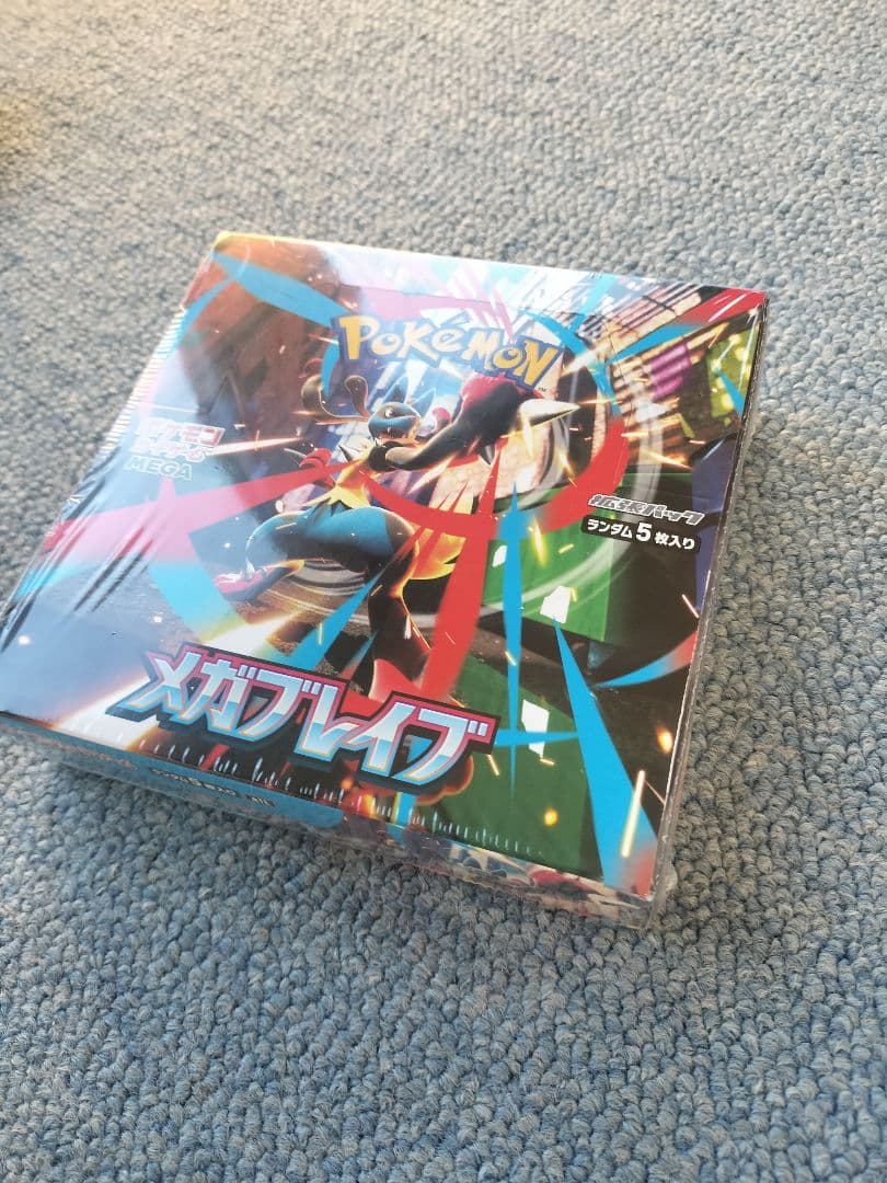 ポケモンカード MEGA ドリームex1BOX　メガブレイブ1BOXシュリンク付