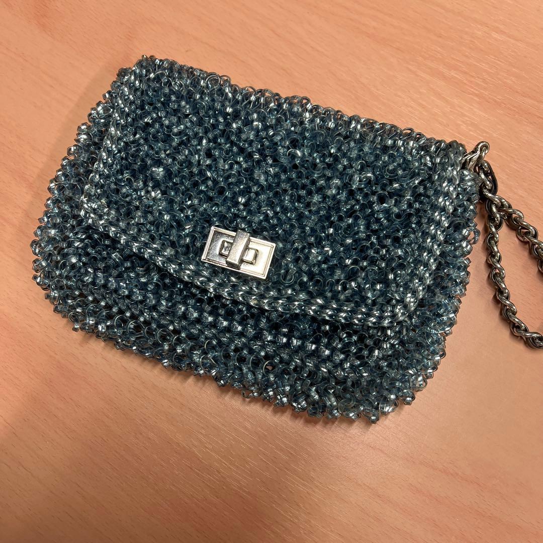 アンテプリマ ルッケット バイカラー ショルダーバック　ハンドバッグ