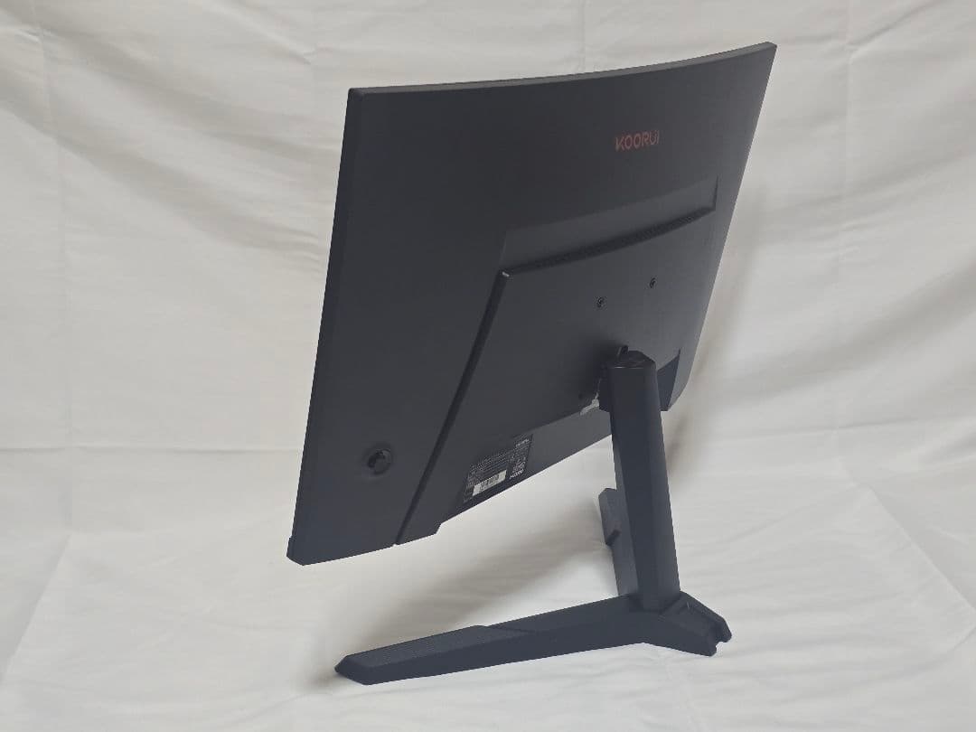 KOORUI 曲面モニター ゲーミングモニター M24G3F 湾曲 24E6C