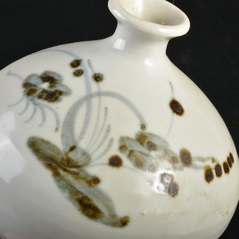 伊万里焼　古伊万里　染付　花文　油壷　小壷　3点まとめて　V　R6859