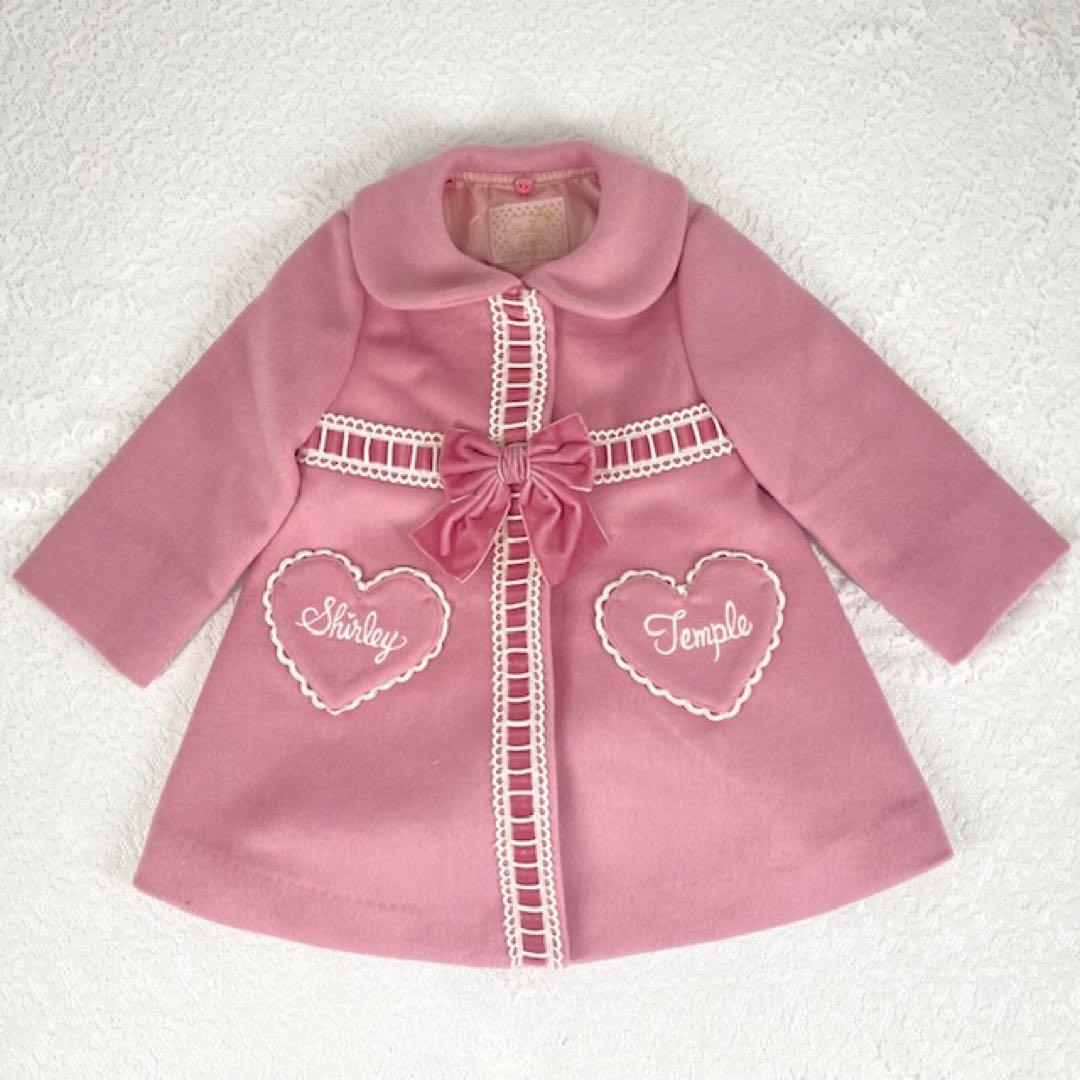 シャーリーテンプル ラッピングリボンウールコート