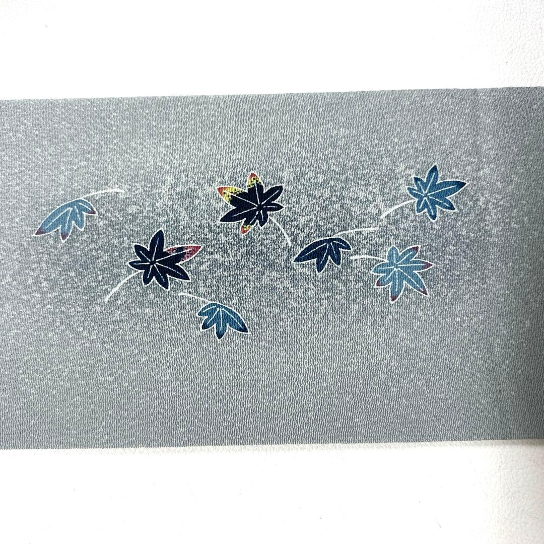 専用帯4605●人間国宝 友禅作家 羽田登喜男 高級正絹名古屋仕立て名古屋帯鴛鴦