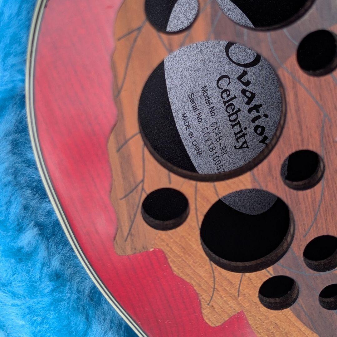 Ovation CE48-RR （エレアコ） ハードケース付き