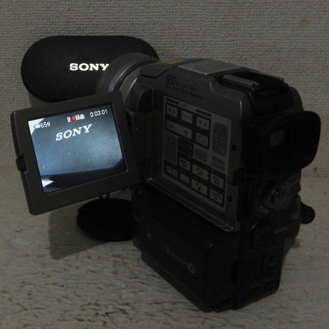 動作品 Sony DCR-PC120 miniDV ビデオカメラ ダビングなどに