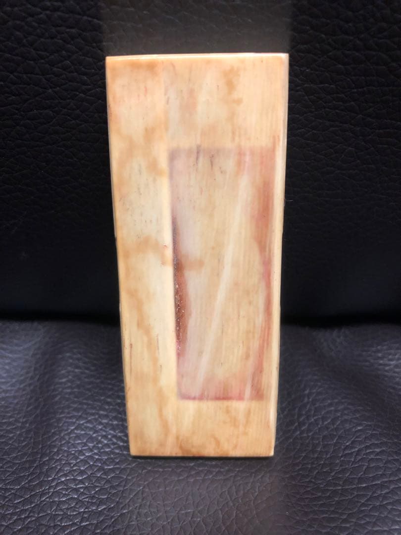 古美術 小硯　硯箱 ミニサイズ　天然素材 マンモス 象牙調　希少品