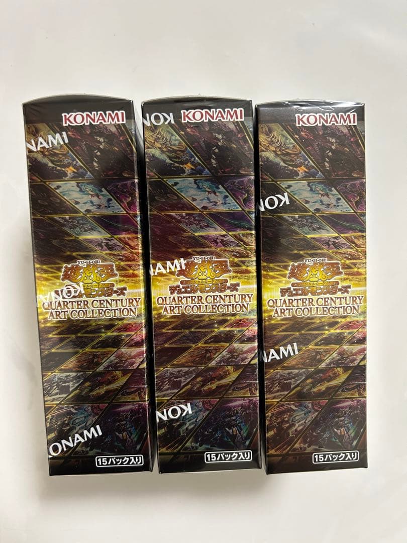 遊戯王 ART COLLECTION シュリンク付き　3BOX 未開封