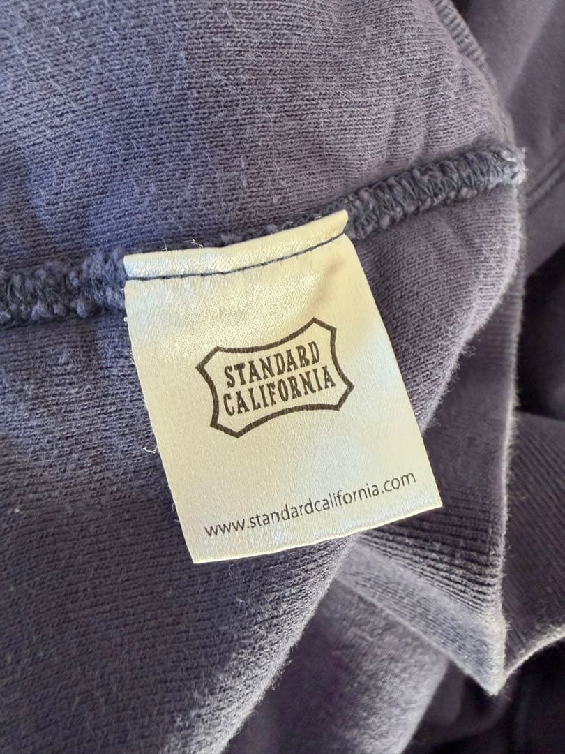 スタンダードカリフォルニア 後付パーカー ネイビー