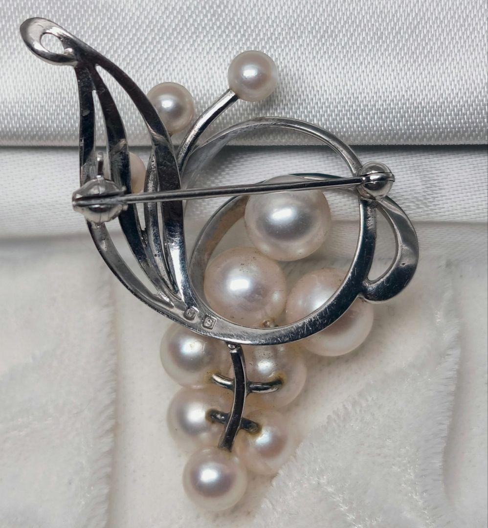 【美品 最高級!!】ミキモト ブローチ パール フォーマル 11珠 皇室御用達