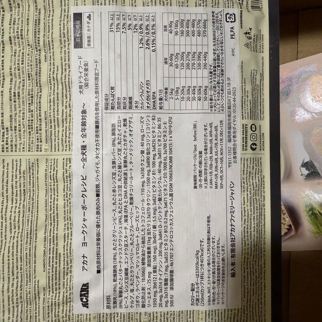 アカナ シングル ヨークシャーポーク 2kg (犬・ドッグ) 5袋